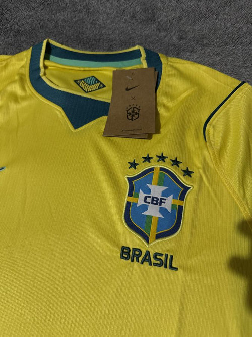 Jersey de Fútbol Brasil Amarilla