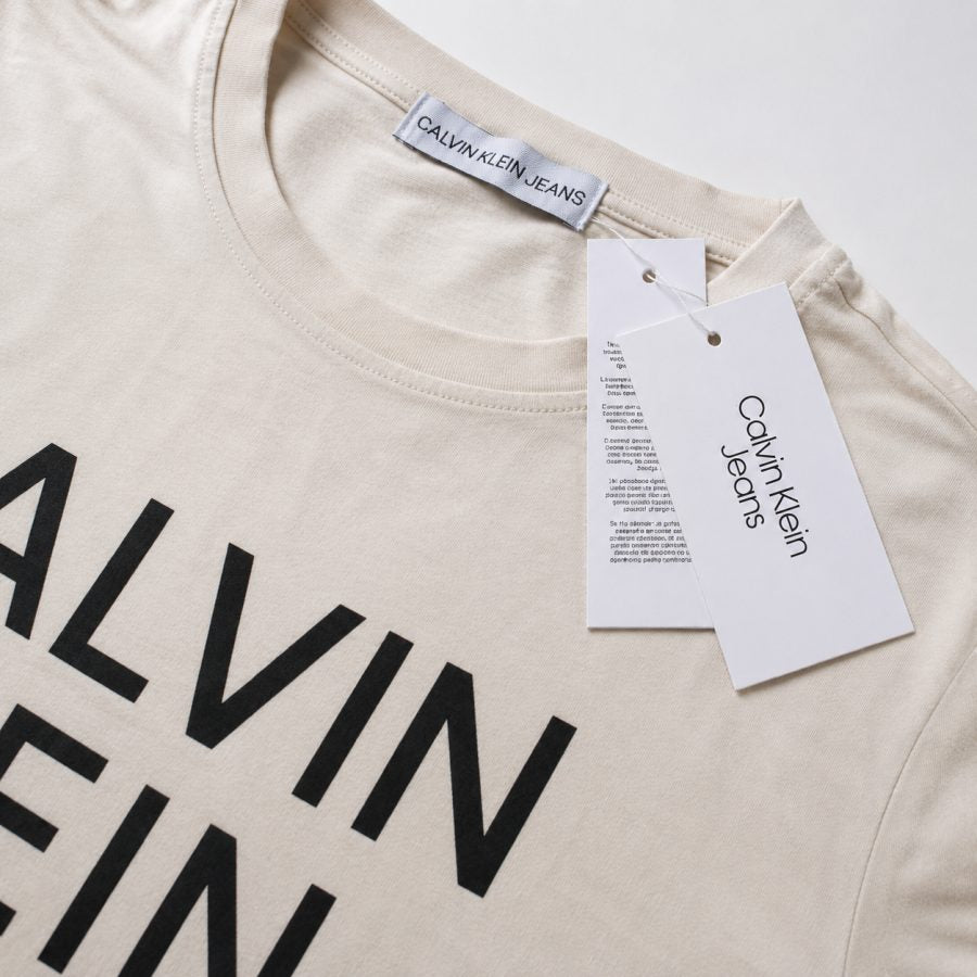 Playera Calidad Turca Calvin Klein Beige