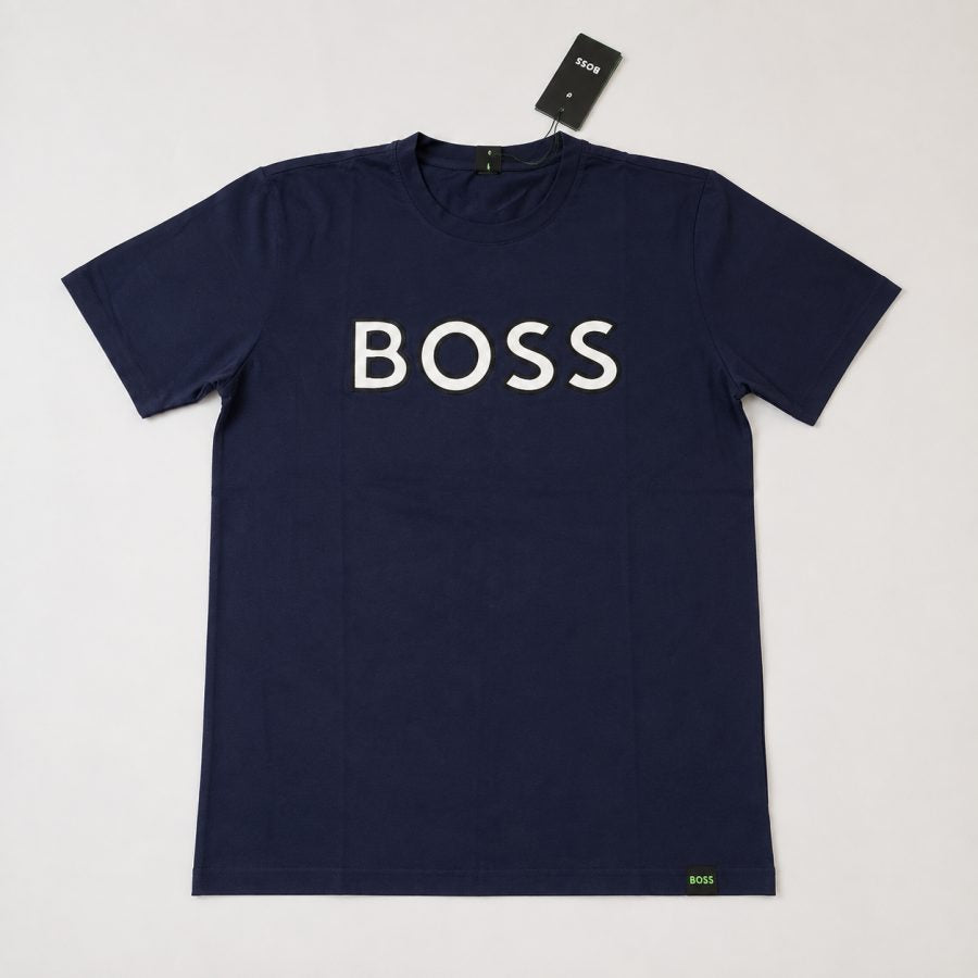 Playera Calidad Turca BOSS Azul Marino