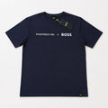 Playera Calidad Turca Porsche x BOSS Azul Marino