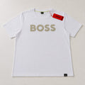 Playera Calidad Turca BOSS Blanca (letras beige)