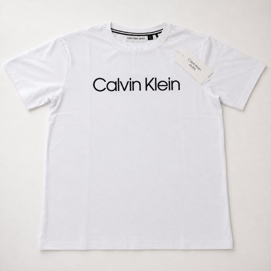 Playera Calidad Turca Calvin Klein Blanca
