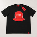 Playera Calidad Turca HUGO Negra (sombrero)