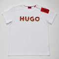 Playera Calidad Turca HUGO Blanca (flamas)