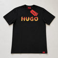 Playera Calidad Turca HUGO Negra (flamas)