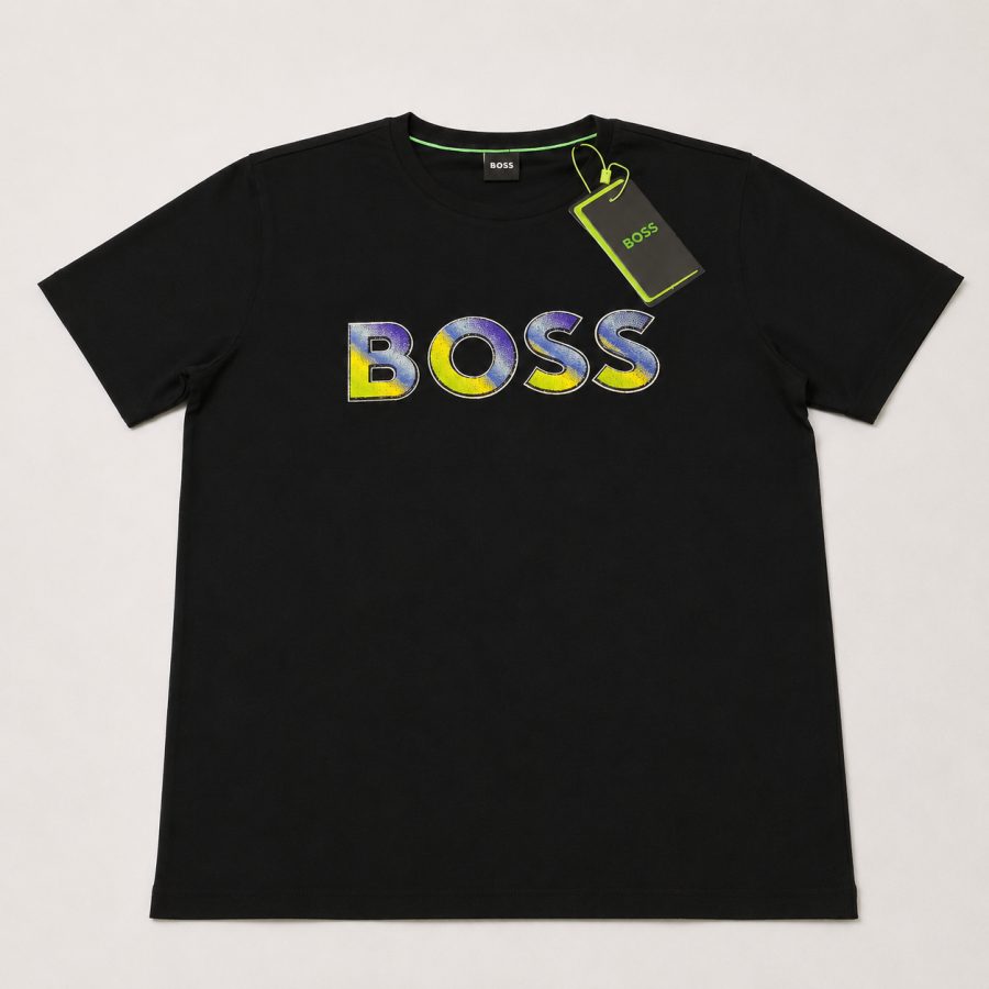 Playera Calidad Turca BOSS Negra Galaxy