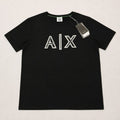 Playera Calidad Turca Armani Exchange Negra (A|X contorno blanco)