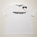 Playera Calidad Turca Armani Exchange Blanca (Milano/New York)