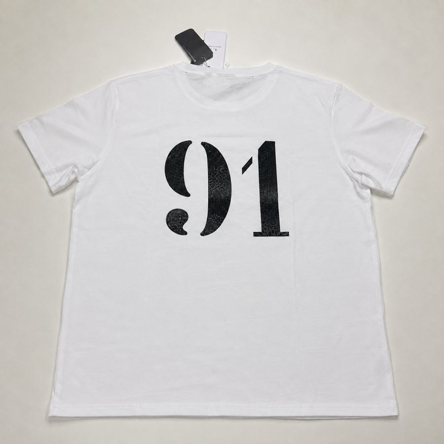 Playera Calidad Turca Armani Exchange Blanca (Milano/New York)