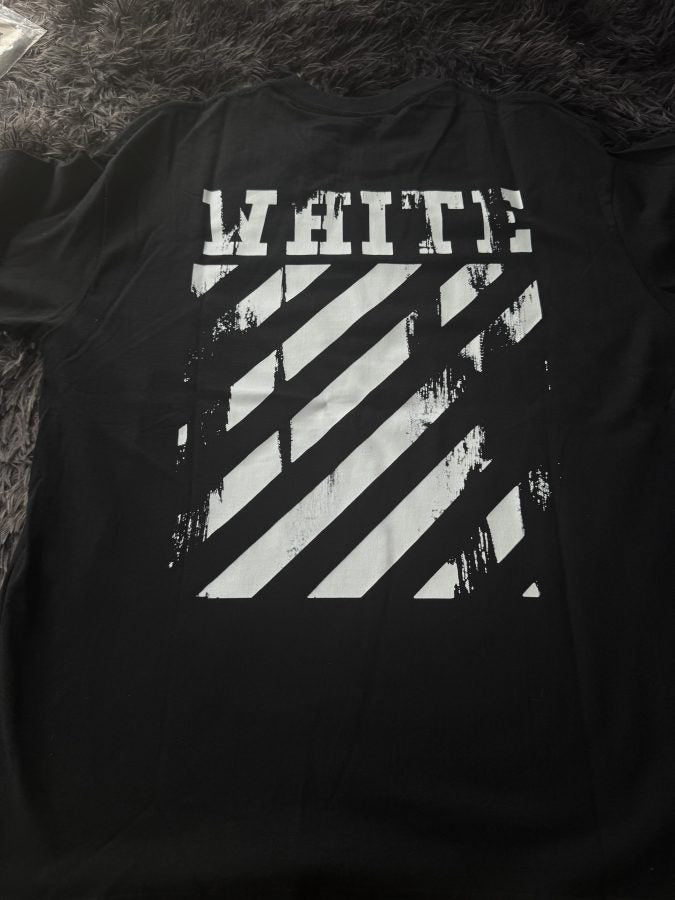 Playera Calidad G5 Off-White Negra