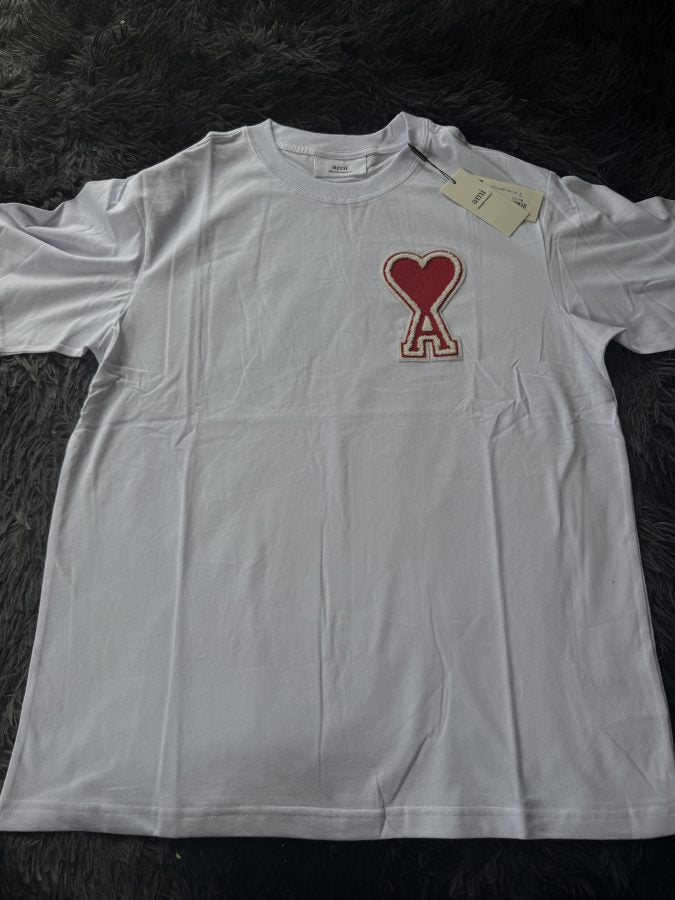 Playera Calidad G5 Ami Paris Blanca