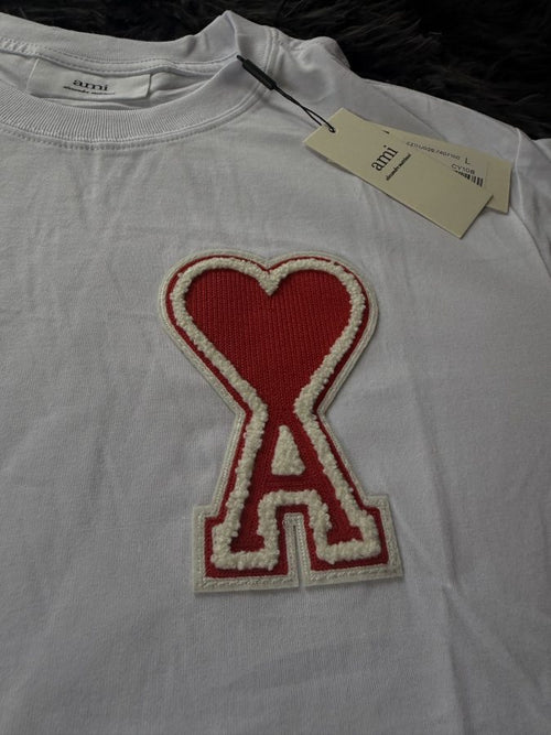 Playera Calidad G5 Ami Paris Blanca