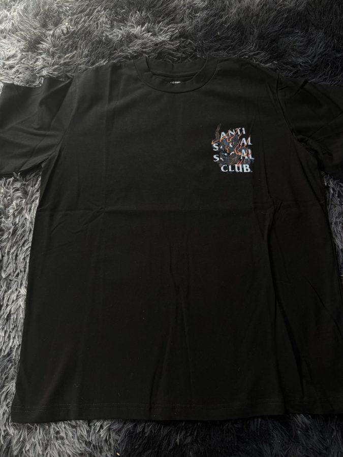 Playera Calidad G5 Anti Social Social Club Negra