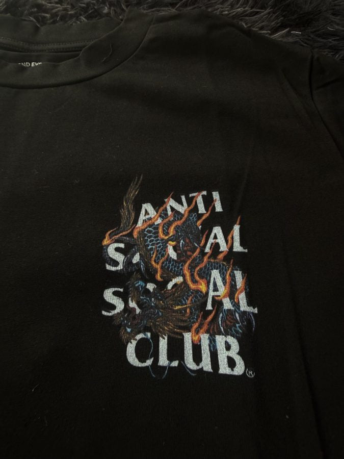 Playera Calidad G5 Anti Social Social Club Negra