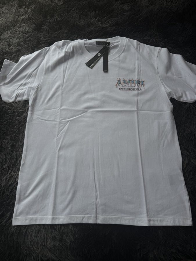 Playera Calidad G5 AMIRI Blanca