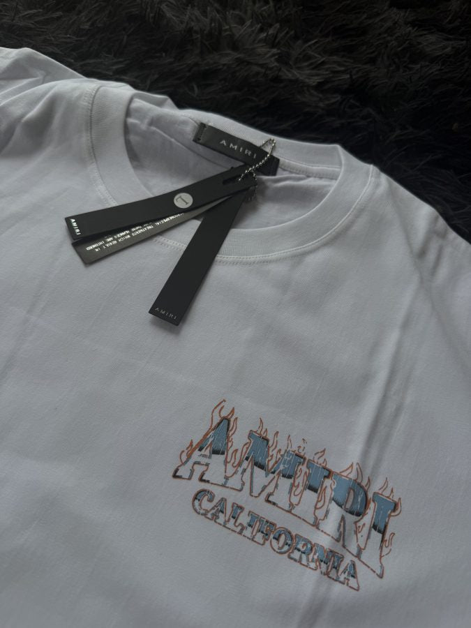 Playera Calidad G5 AMIRI Blanca