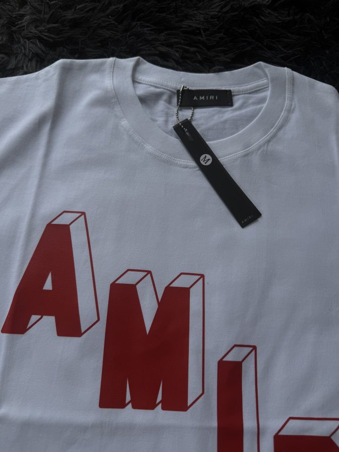 Playera Calidad G5 AMIRI Blanca