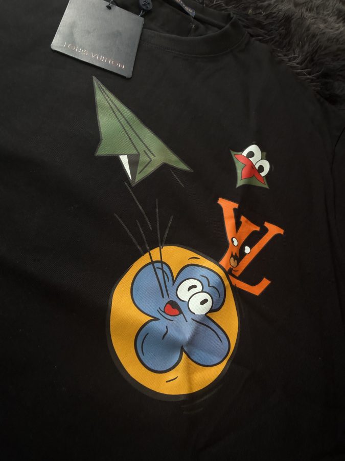 Playera Calidad G5 Louis Vuitton Negra