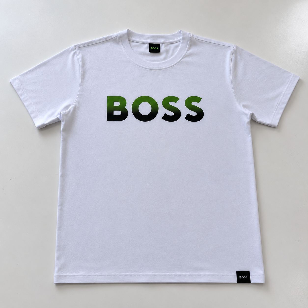 Playera Calidad Turca BOSS Blanca