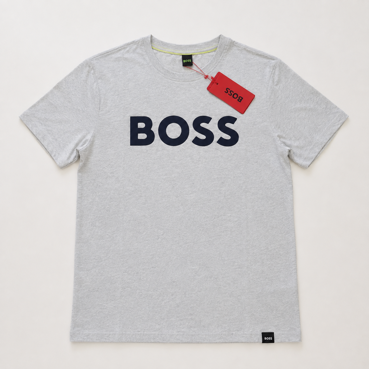 Playera Calidad Turca BOSS Gris