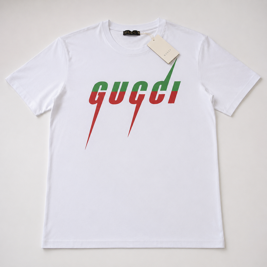 Playera Calidad Turca Gucci Blanca