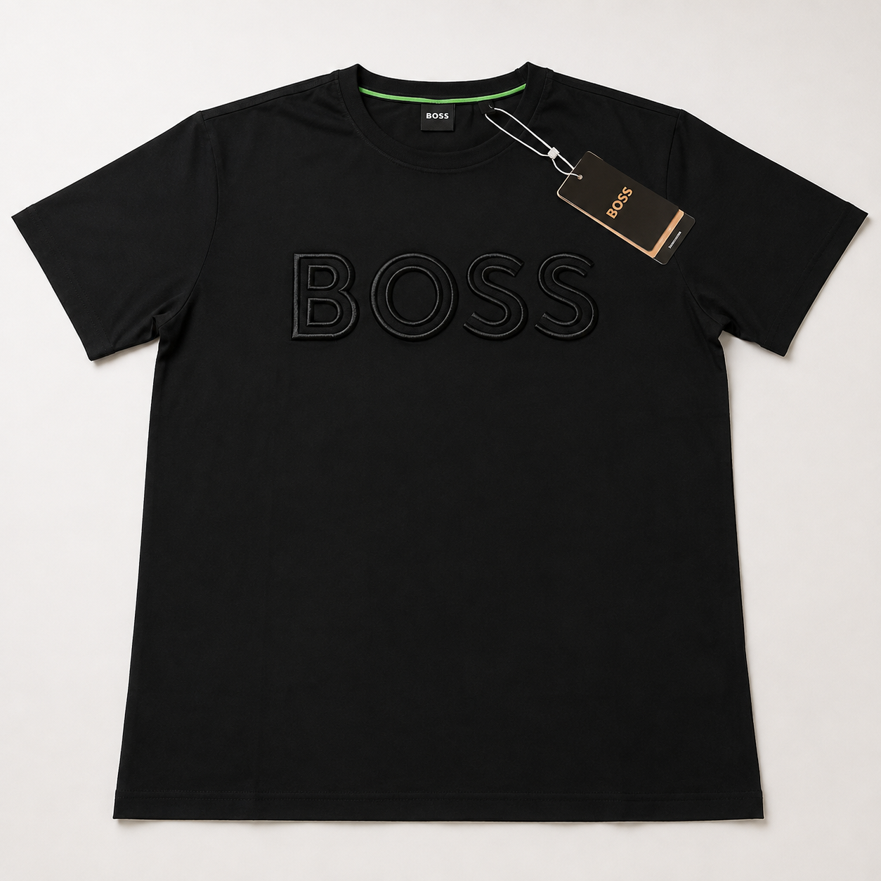 Playera Calidad Turca BOSS Negra