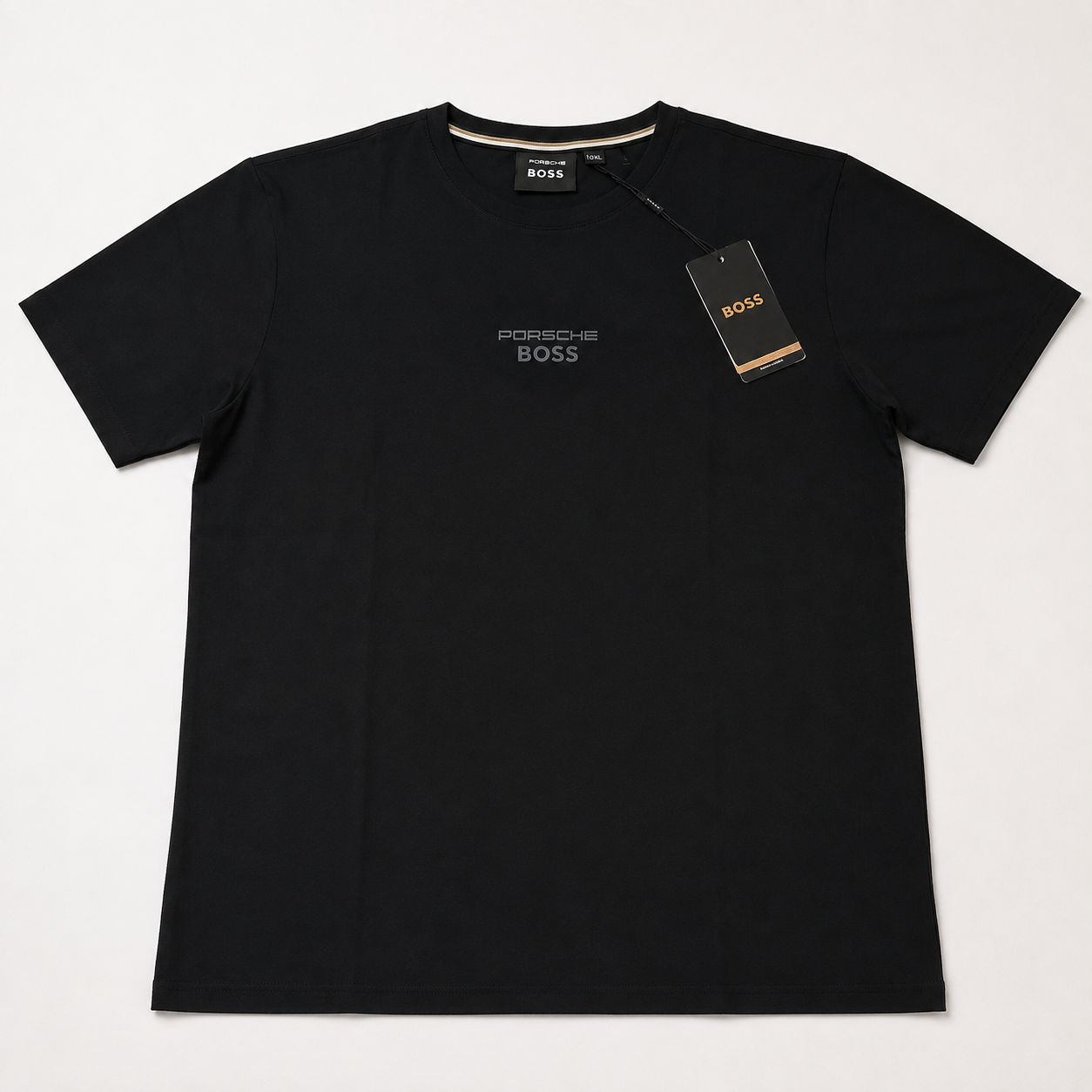Playera Calidad Turca Porsche x BOSS Negra