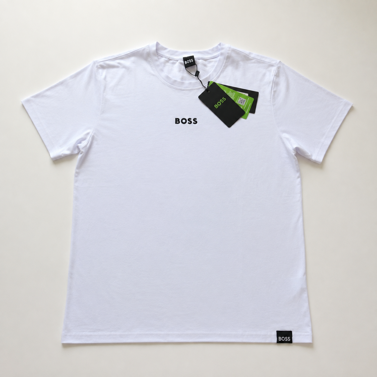 Playera Calidad Turca BOSS Blanca