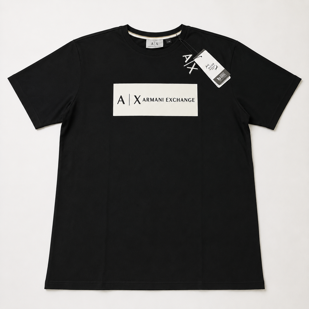 Playera Calidad Turca Armani Exchange Negra