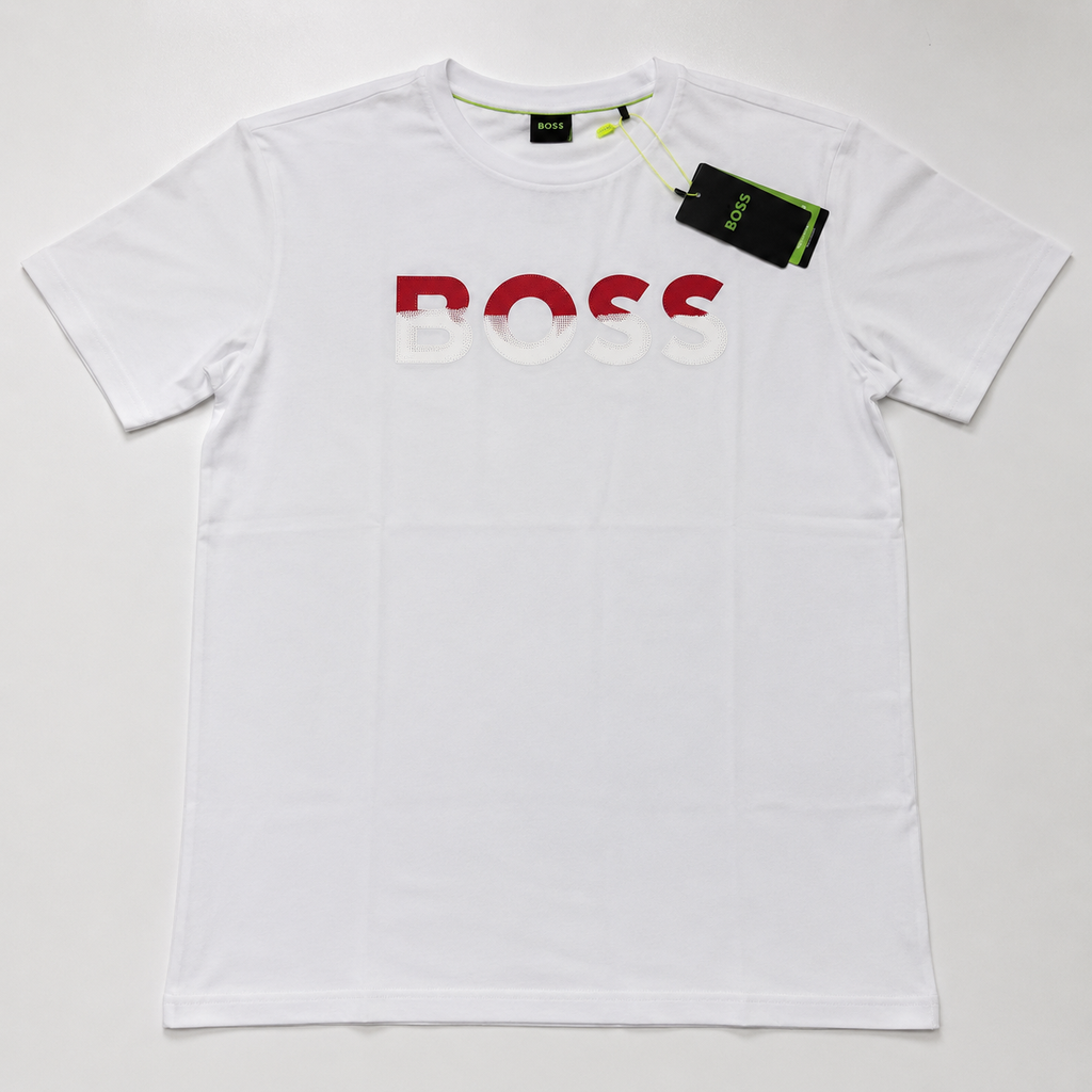 Playera Calidad Turca BOSS Blanca
