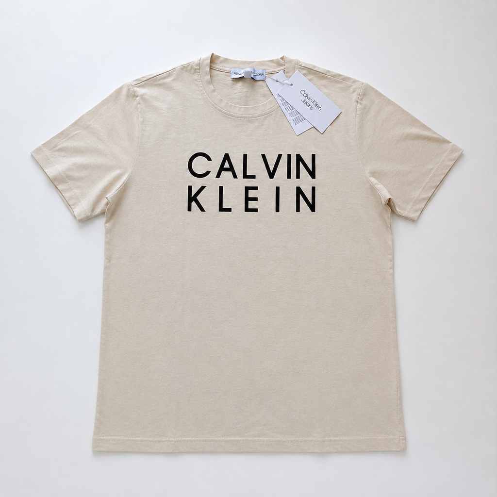 Playera Calidad Turca Calvin Klein Beige