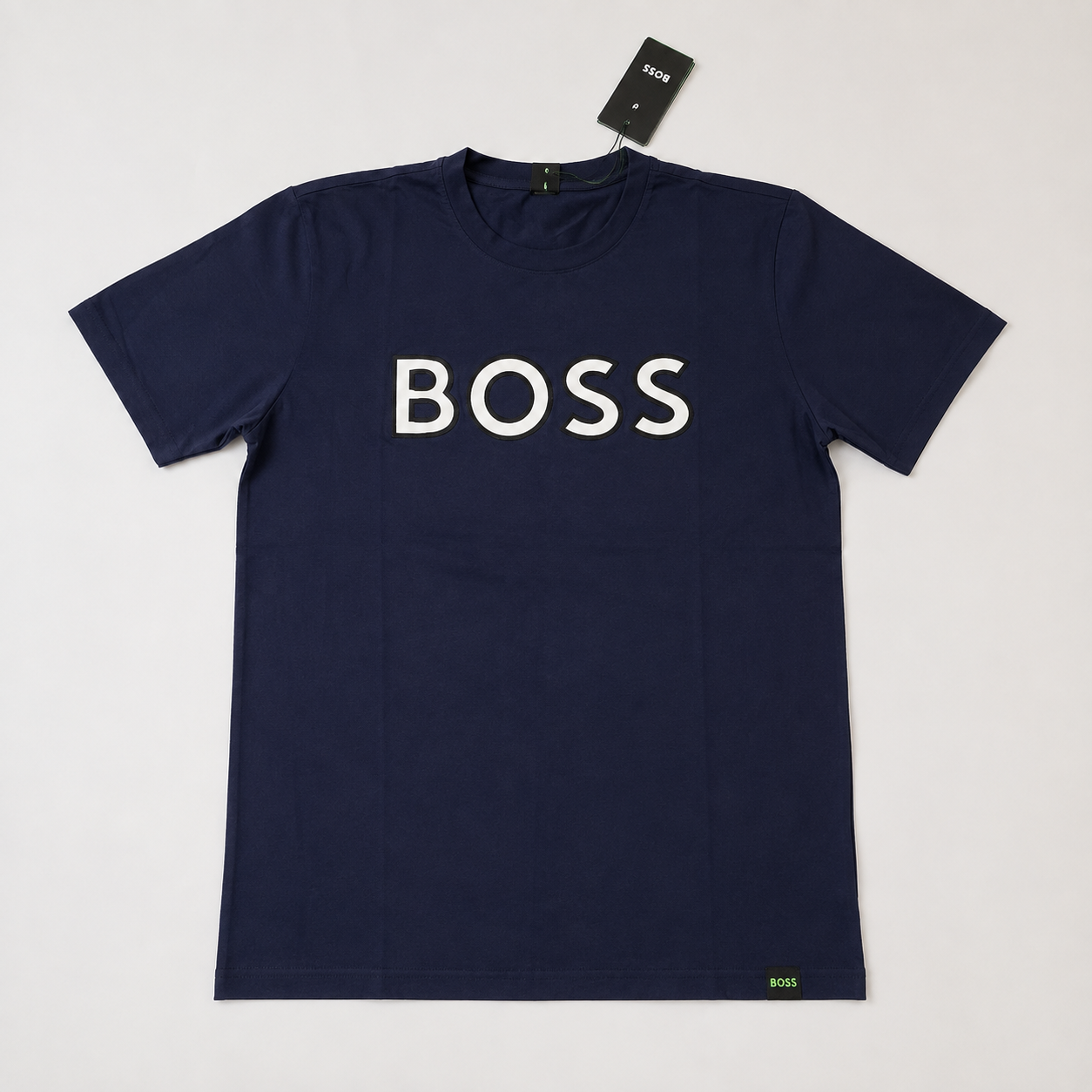 Playera Calidad Turca BOSS Azul Marino